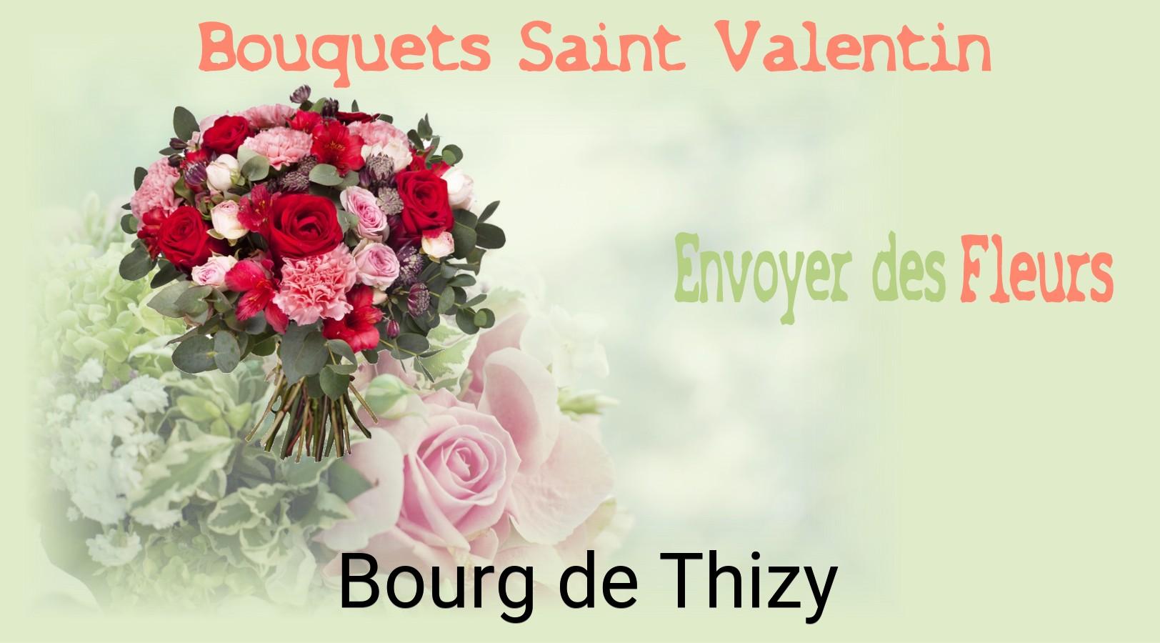 Roses de Saint-Valentin livrées à Bourg-de-Thizy